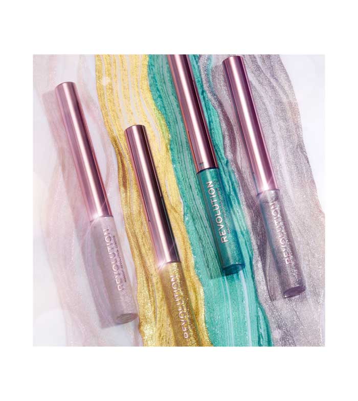 Revolution - *Ultimate Lights* - Eyeliner liquido Chromatic Eyeliner - Silver Flash