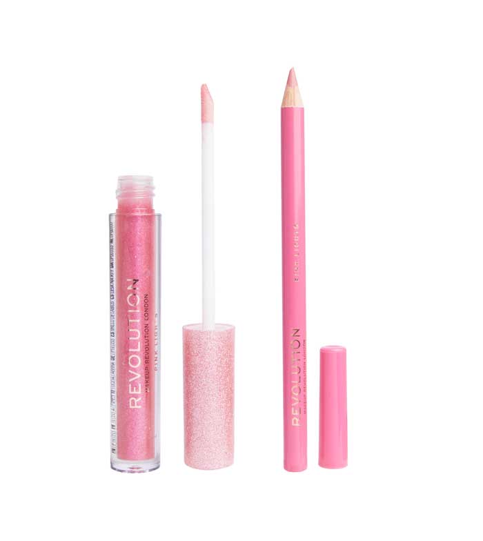 Revolution - *Ultimate Lights* - Kit labbra Shimmer Finish - Pink Lights