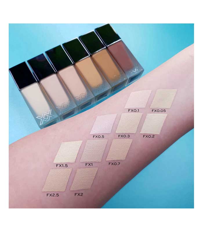 XX Revolution - Fondotinta Liquid Skin Fauxxdation - FX0.2