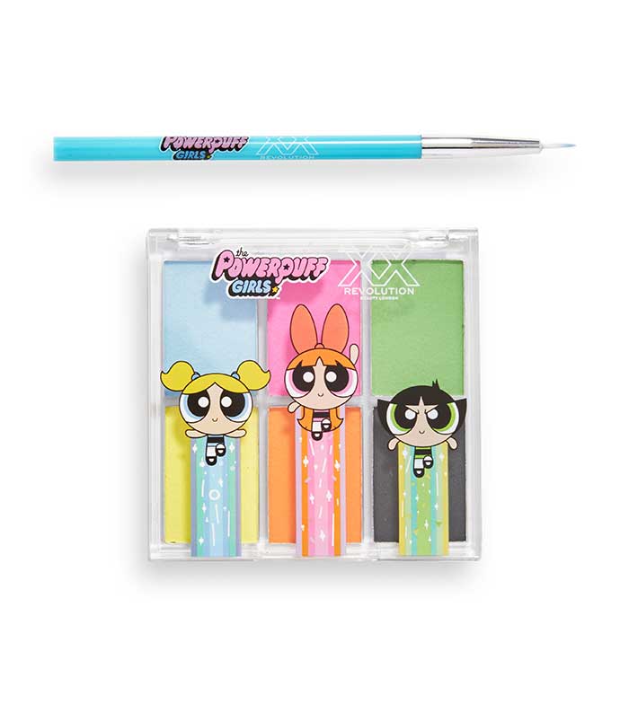 XX Revolution - *The Powerpuff Girls* - Palette di eyeliner Water Activated Liner