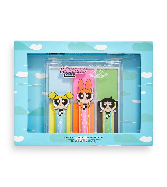 XX Revolution - *The Powerpuff Girls* - Palette di eyeliner Water Activated Liner