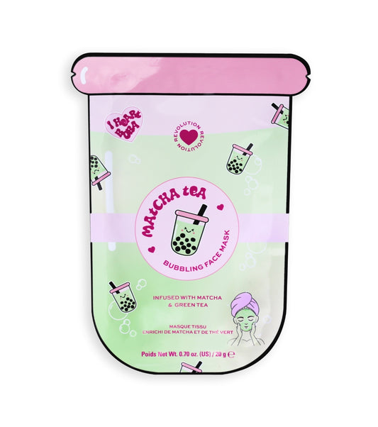 I Heart Revolution - *I Heart Boba* - Maschera in tessuto - Matcha Tea