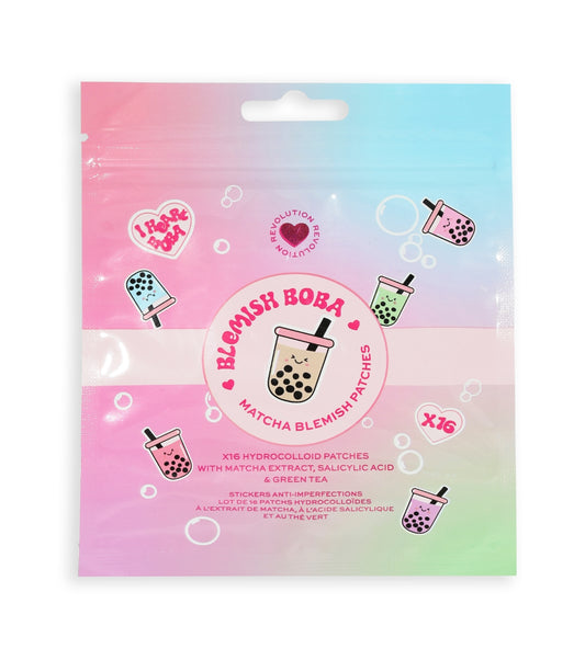 I Heart Revolution - *I Heart Boba* - Cerotti anti-imperfezioni Blemish Boba - Estratto di tè Matcha