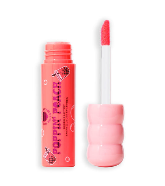 I Heart Revolution - *I Heart Boba* - Tinta per guance e labbra - Poppin´ Peach