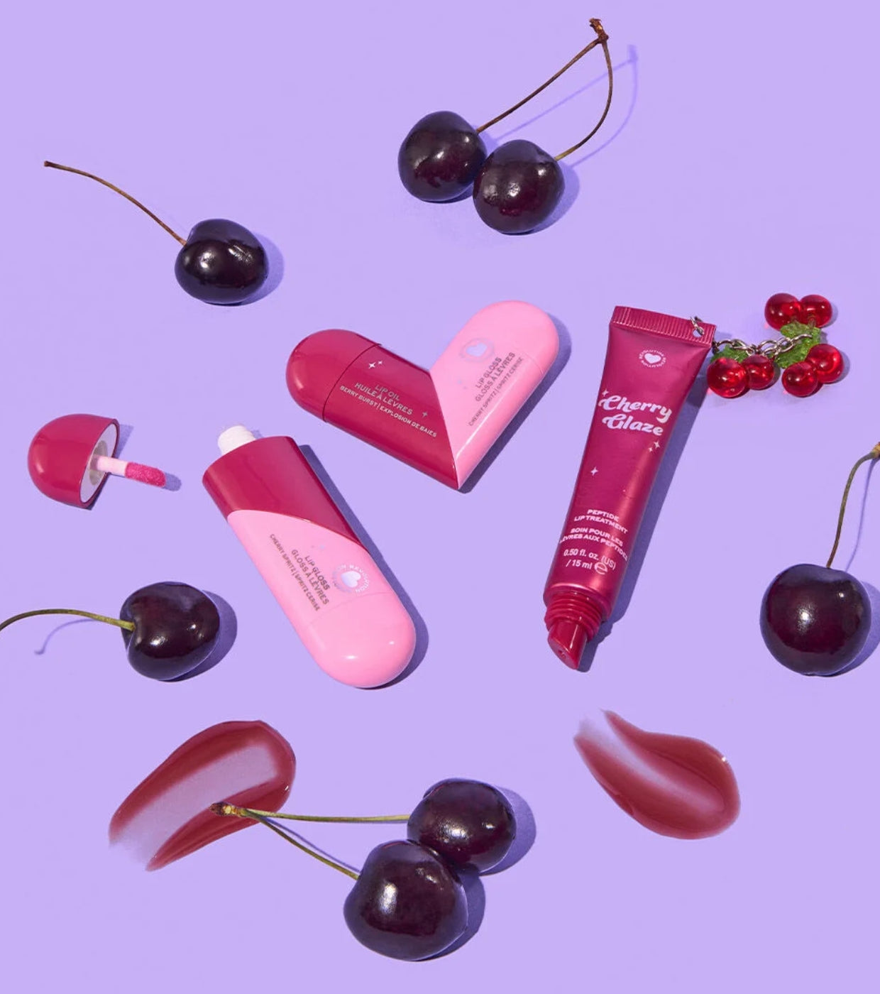 I Heart Revolution - *Midnight Cherry* - Duo olio e lucidalabbra Twist Duo