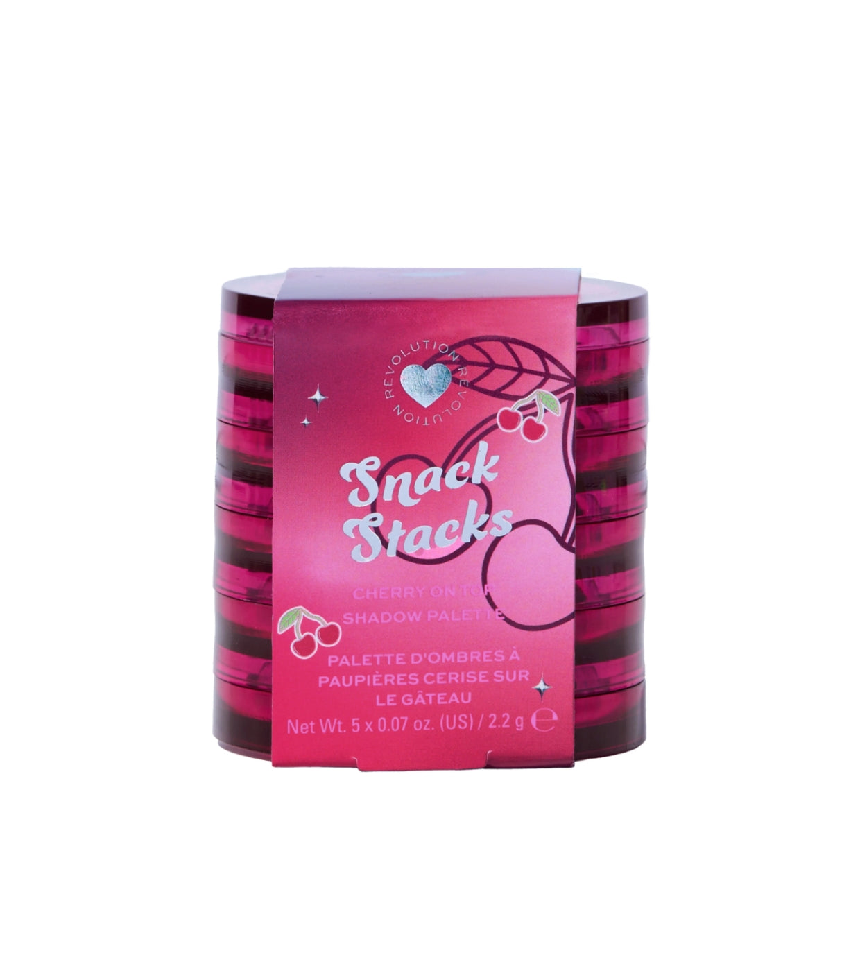I Heart Revolution - *Midnight Cherry* - Snack Stacks Palette di ombretti - Cherry On Top