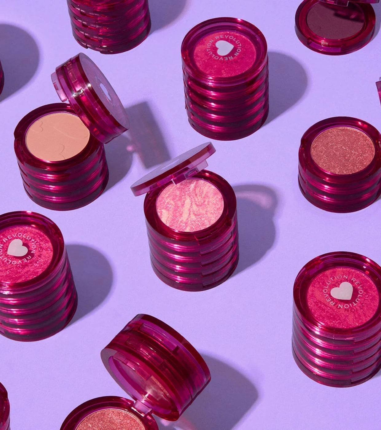 I Heart Revolution - *Midnight Cherry* - Snack Stacks Palette di ombretti - Cherry On Top