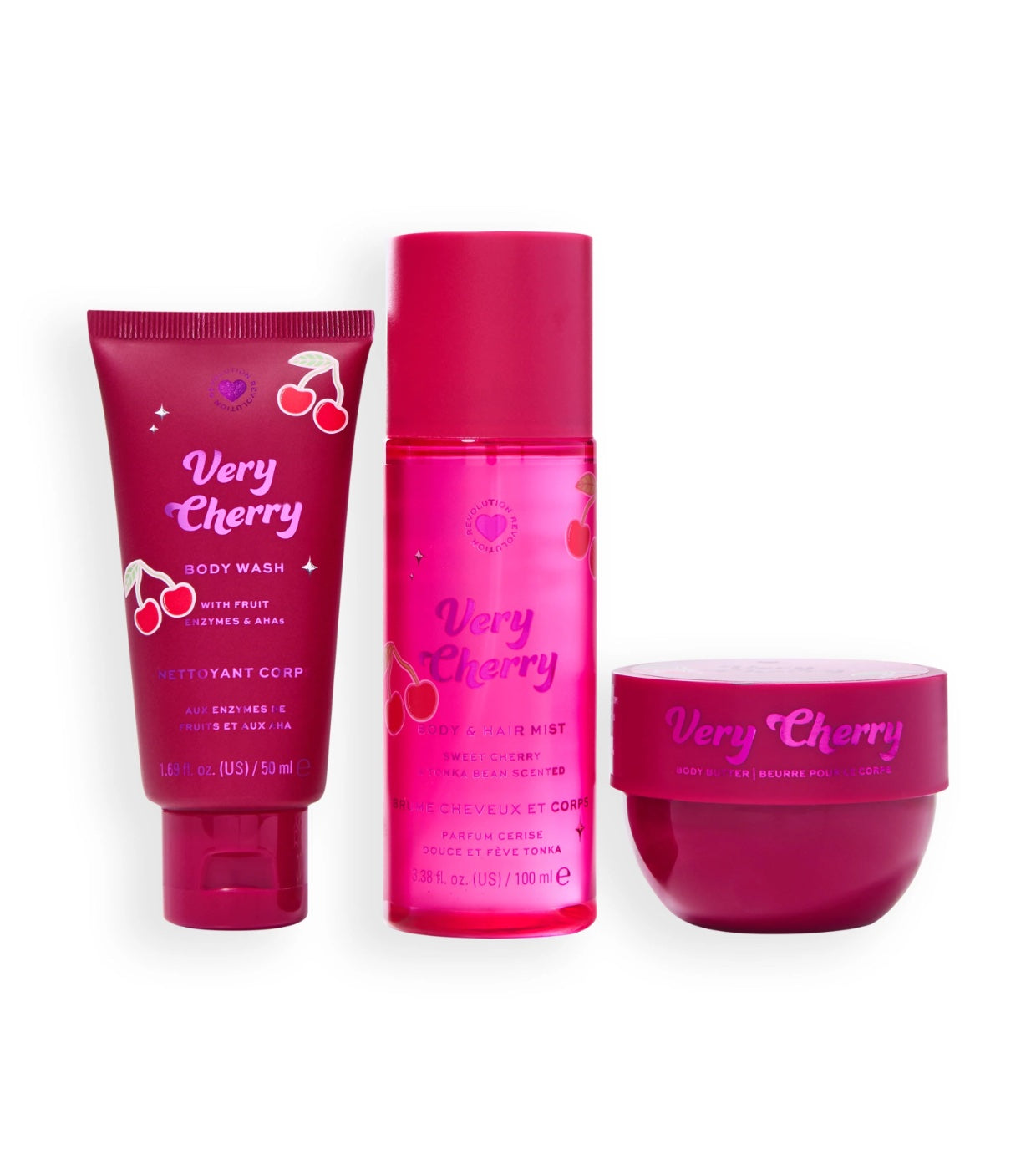 I Heart Revolution - *Midnight Cherry* - Set per la cura del corpo Very Cherry