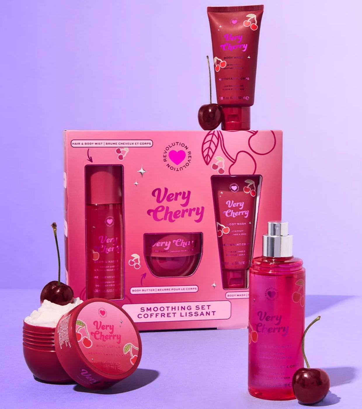 I Heart Revolution - *Midnight Cherry* - Set per la cura del corpo Very Cherry