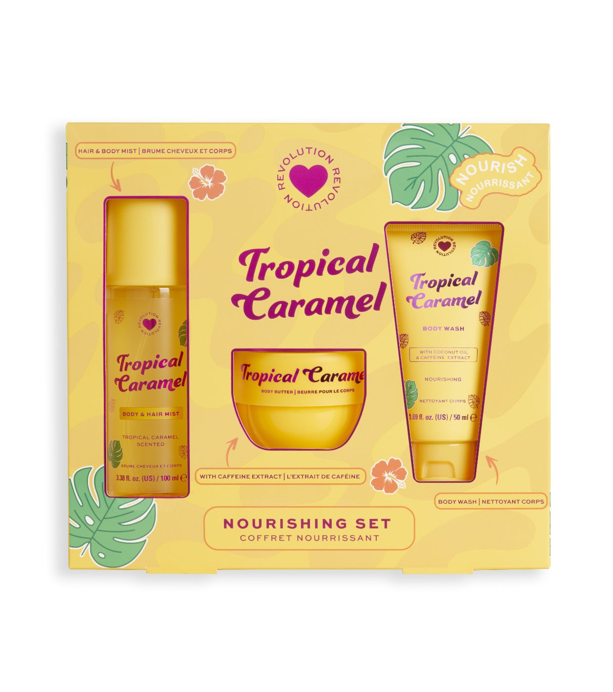 I Heart Revolution - Set regalo per il corpo Tropical Caramel