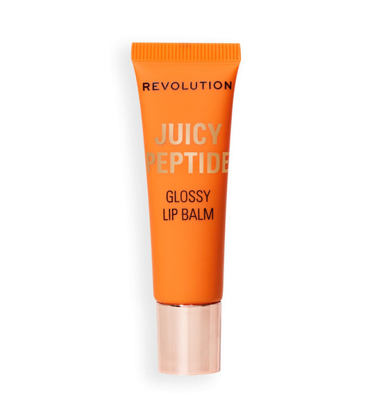 Makeup Revolution - Balsamo lucidalabbra Juicy Peptide - Peach Bellini Orange