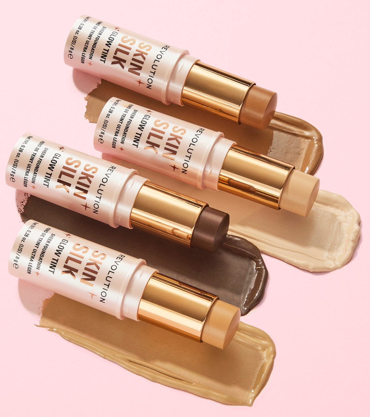 Makeup Revolution - Base trucco in stick Skin Silk Glow Tint Sheer Foundation - Fair Neutral Cool