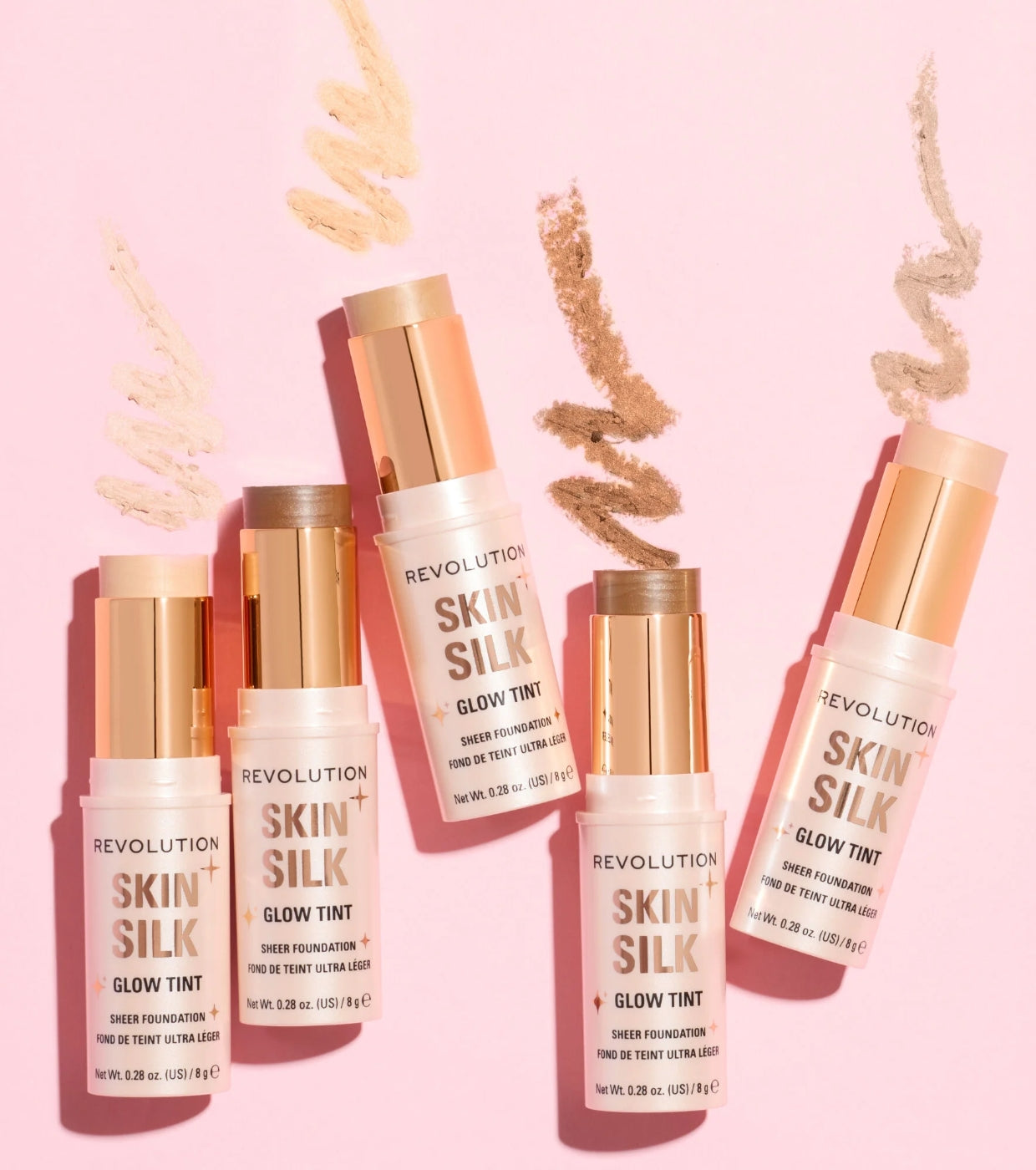 Makeup Revolution - Base trucco in stick Skin Silk Glow Tint Sheer Foundation - Fair Neutral Cool