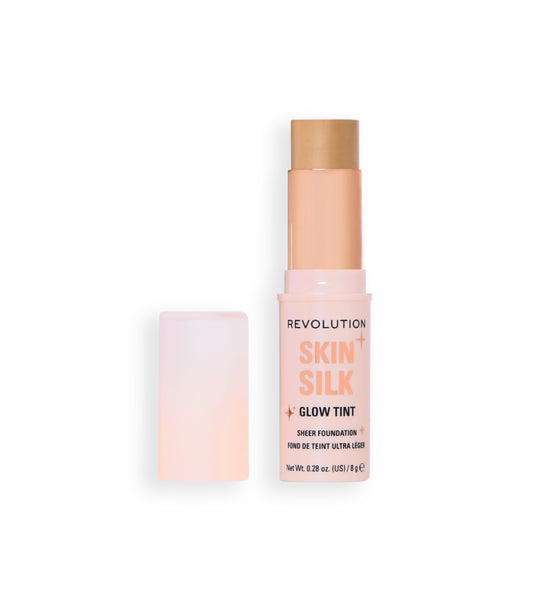 Makeup Revolution - Base trucco in stick Skin Silk Glow Tint Sheer Foundation - Medium Tan Warm