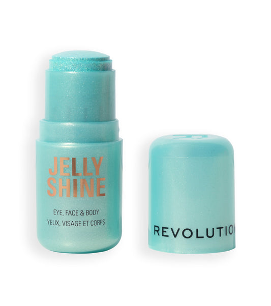 Makeup Revolution - Illuminante Jelly Shine Shadow and Highlight Stick - Mermaid Green