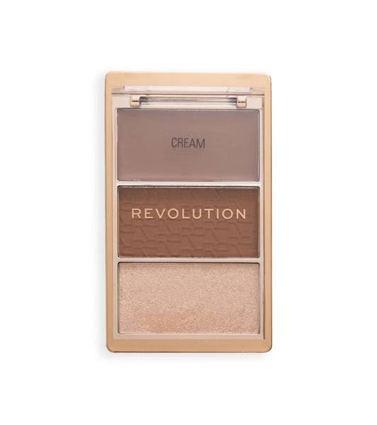 Makeup Revolution - Palette Bronzer Bronze Icon - Sunkissed Tan