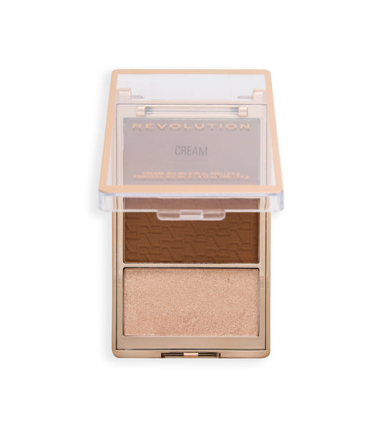 Makeup Revolution - Palette Bronzer Bronze Icon - Sunkissed Tan