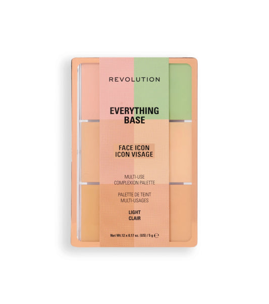 Makeup Revolution - Palette viso Everything Base Face Icon Complexion - Light