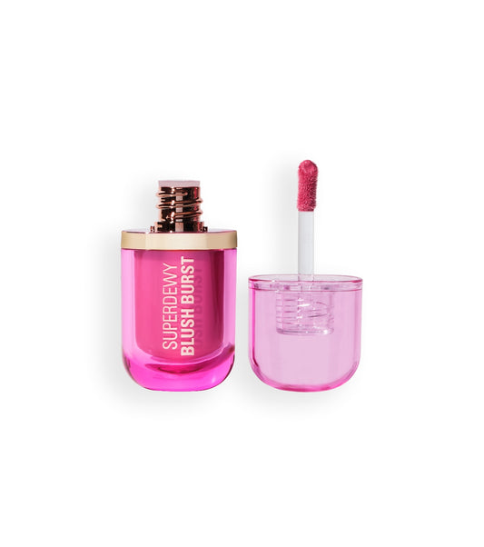 Makeup Revolution - *Super Dewy*  - Blush liquido  Blush burst - Bubblegum Burst Pink