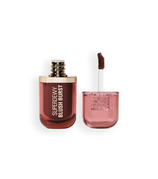 Makeup Revolution - *Super Dewy*  - Blush liquido  Blush burst - Caramel Cooler Bronze