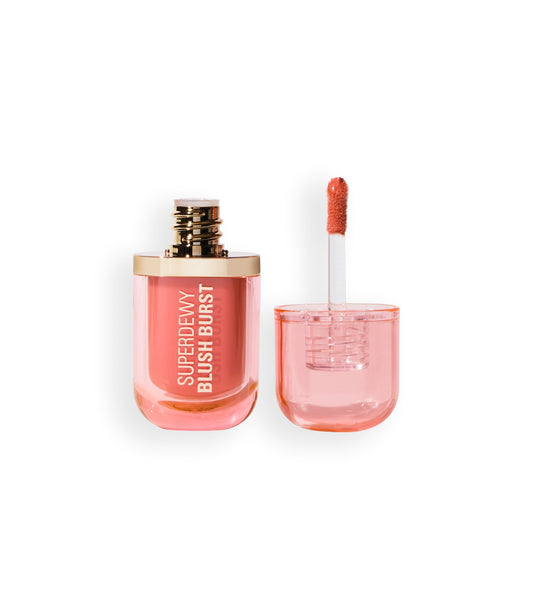 Makeup Revolution - *Super Dewy*  - Blush liquido  Blush burst - Peach Spritz