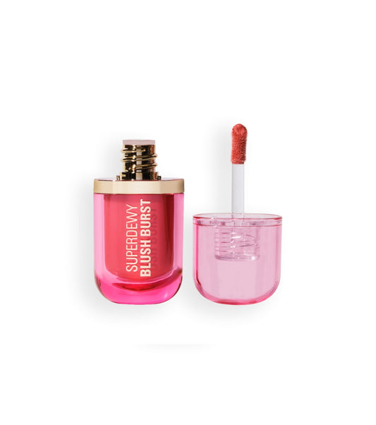 Makeup Revolution - *Super Dewy* - Blush liquido Blush burst - Strawberry milkshake cool pink