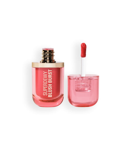 Makeup Revolution - *Super Dewy*  - Blush liquido  Blush burst - Watermelon Pop Coral