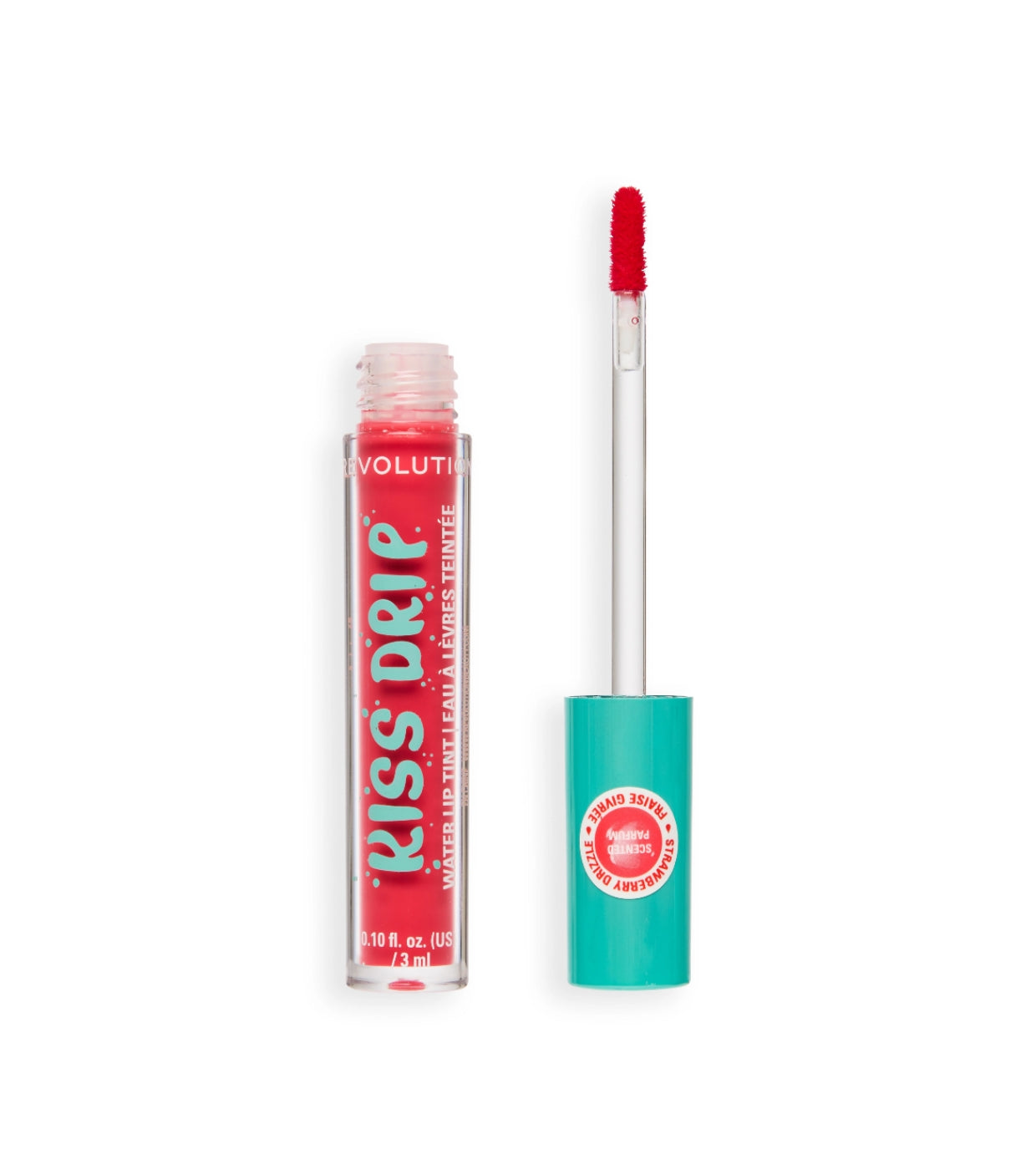 Makeup Revolution - Tinta labbra Kiss Drip Water - Strawberry Drizzle
