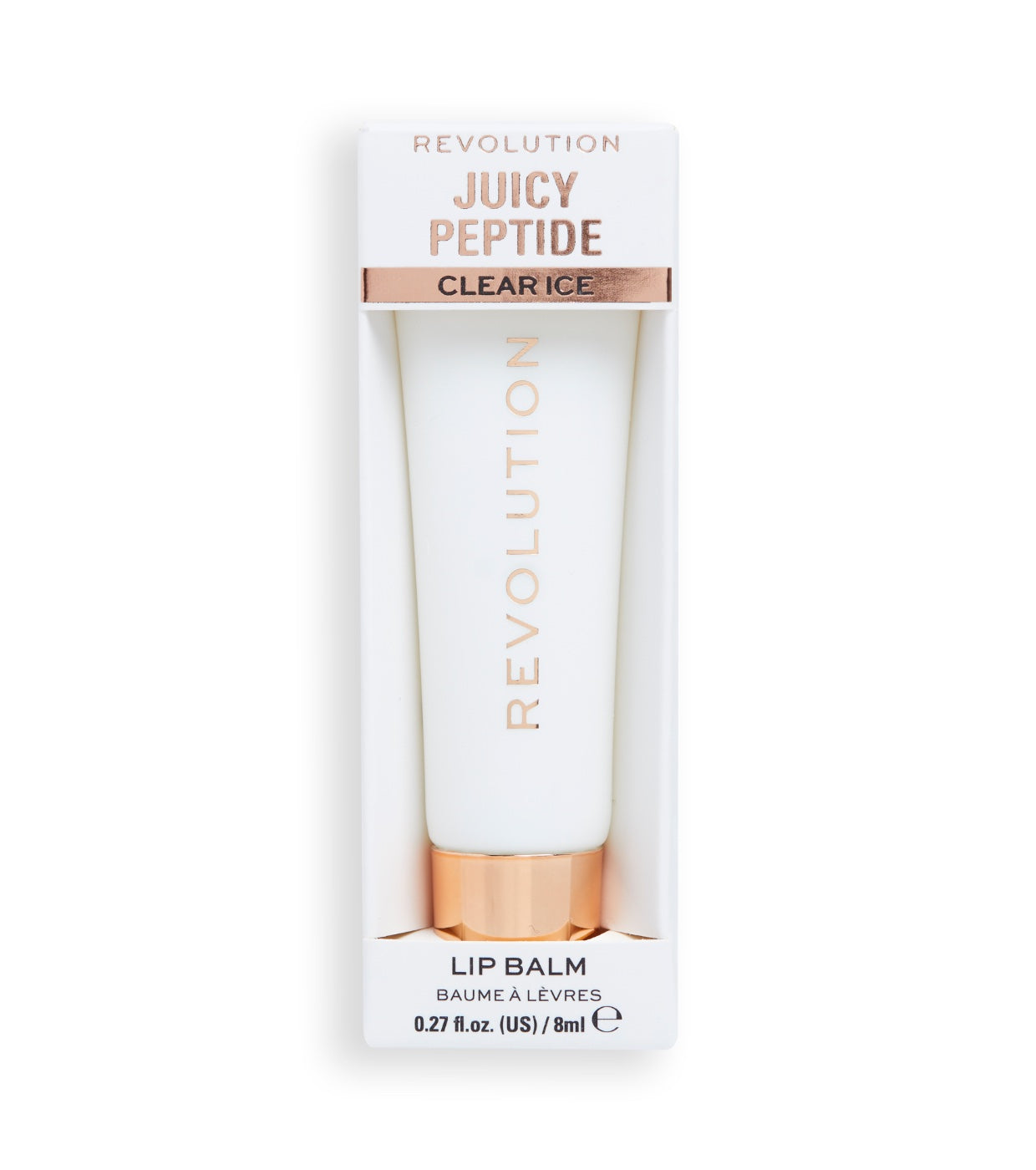 Revolution - Balsamo per labbra Juicy Peptide - Clear Ice