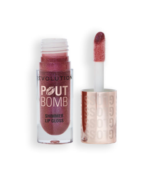 Revolution - Lucidalabbra con Shimmer Pout Bomb - Berry Lustre