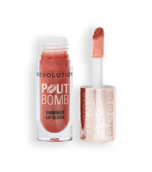 Revolution - Lucidalabbra con riflessi Pout Bomb - Nude Glow