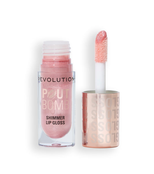 Revolution - Lucidalabbra con Shimmer Pout Bomb - Shine Pink