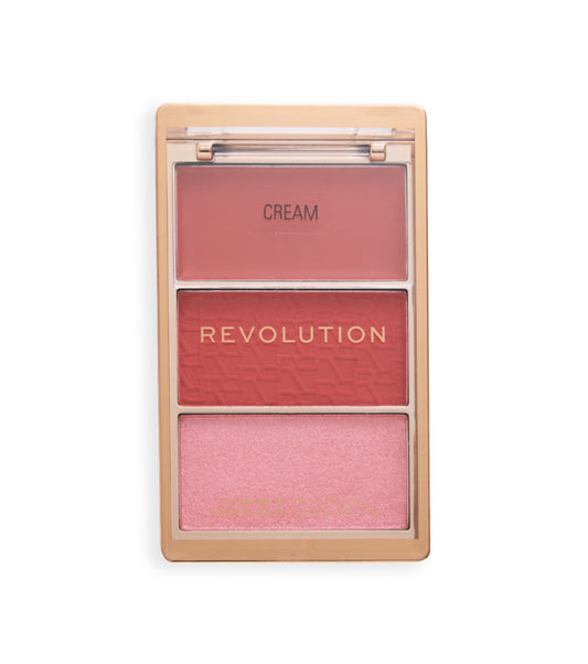 Revolution - Palette di blush Icon Blush - Rebellious Red