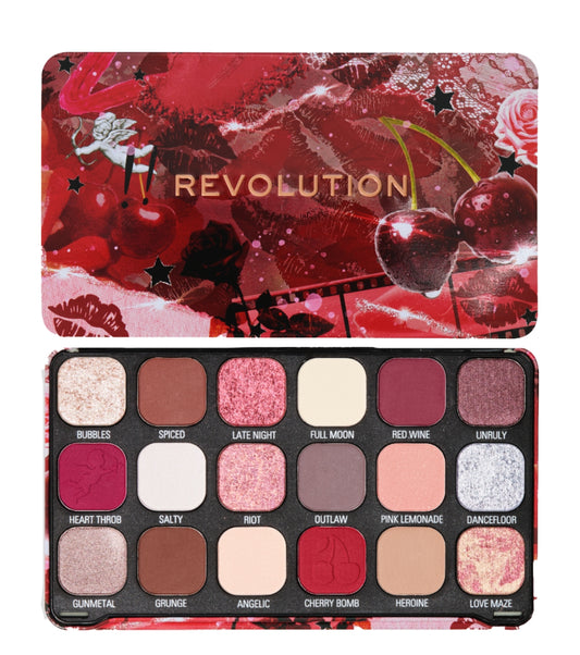 Revolution - Forever Flawless Palette di ombretti - Cherry Rebel Red