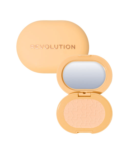 Makeup Revolution - Cipria compatta Powder Pops Instant Blur - Banana