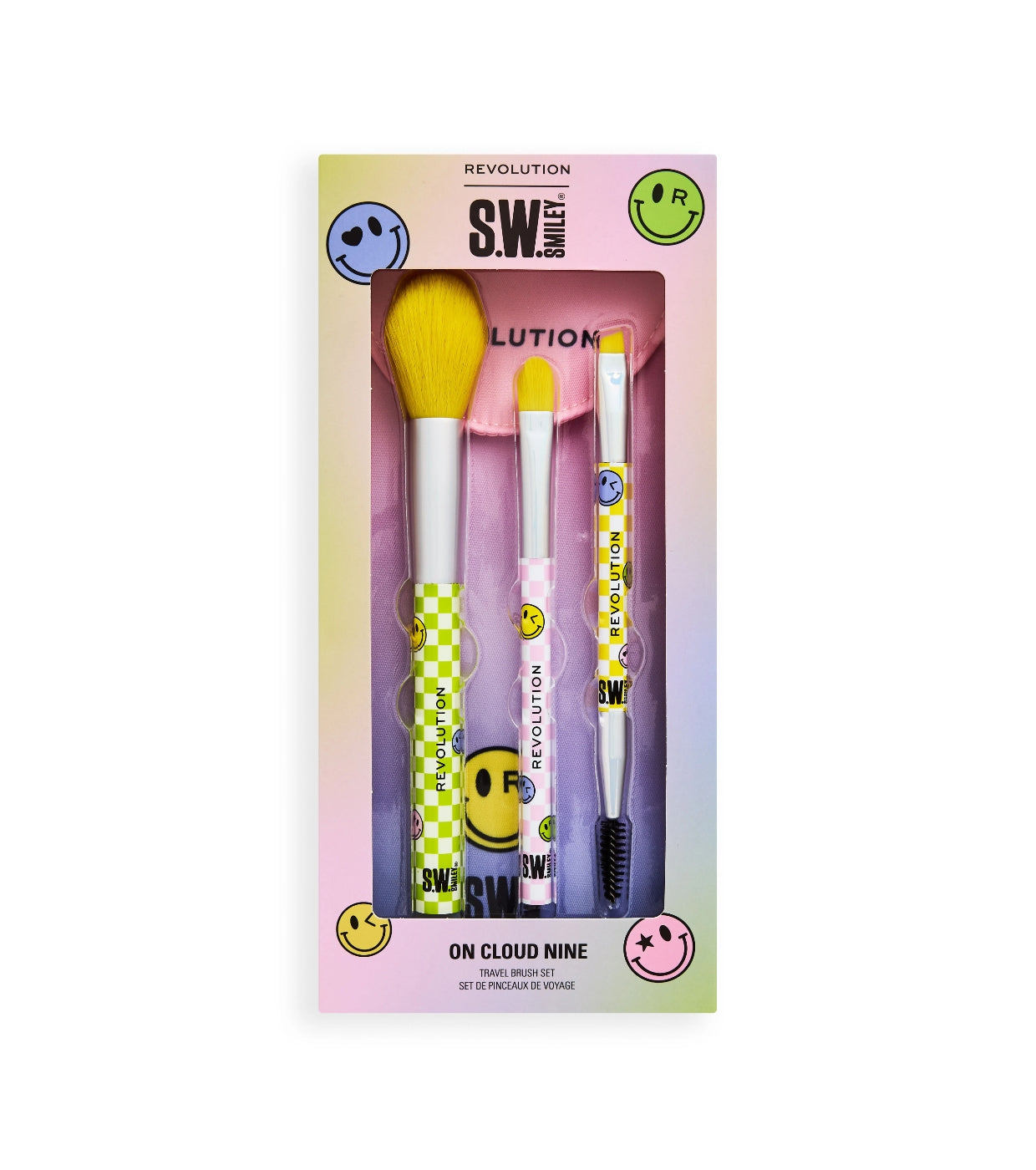 Makeup Revolution - *S.W.Smiley* - Set di pennelli On Cloud Nine