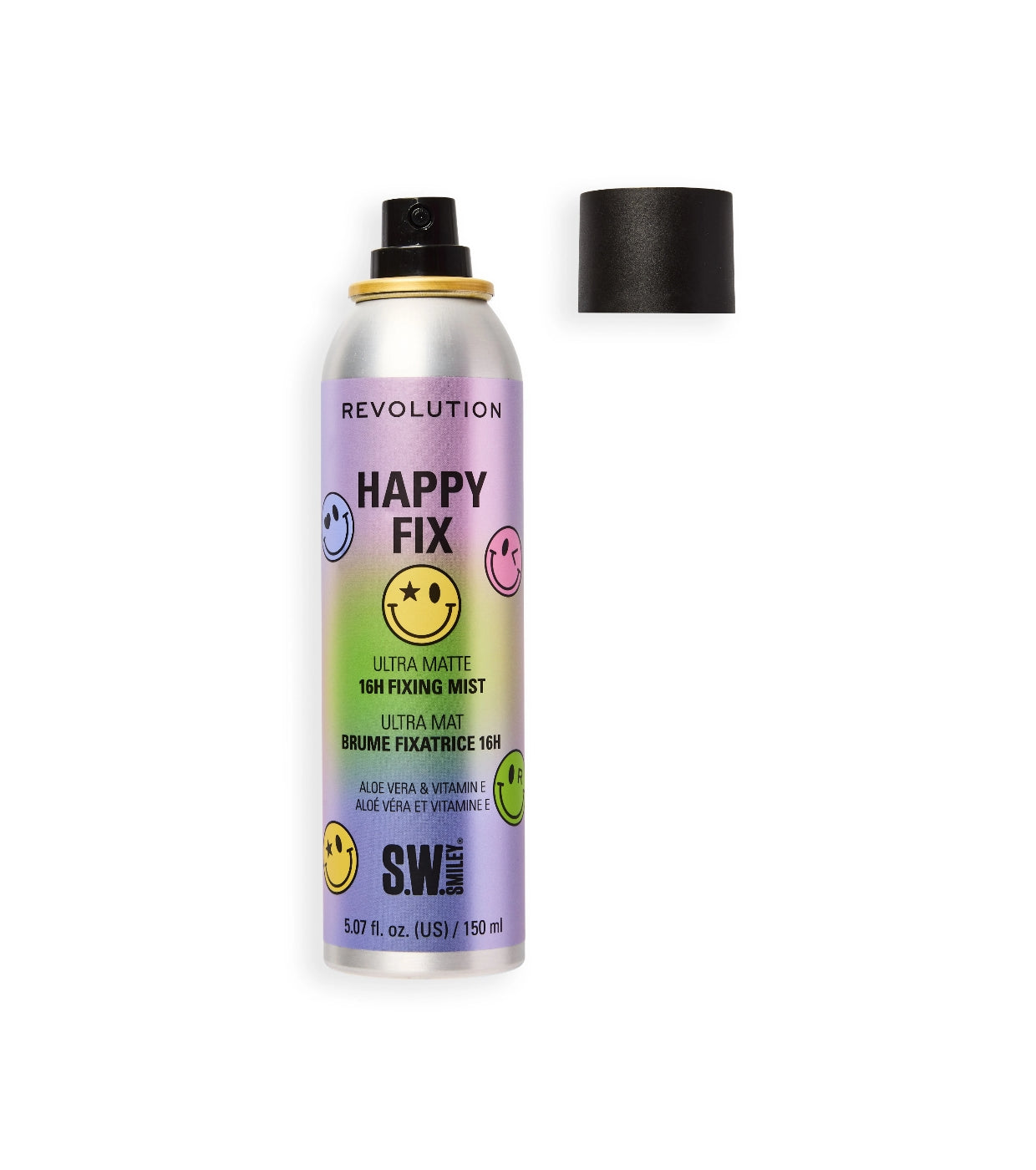 Makeup Revolution - *S.W.Smiley* - Spray fissante per il trucco Superfix Happy Fix