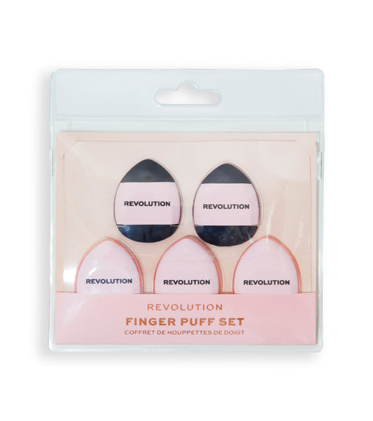 Revolution - Set mini puff per il trucco Mini Finger Powder Puff