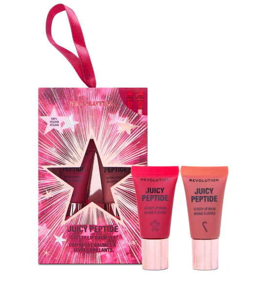 Revolution - Mini set regalo di balsamo per le labbra Juicy Peptide