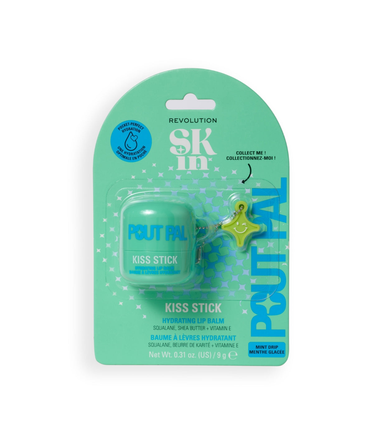 Revolution Skin - Balsamo per le labbra Pout Pal Kiss Stick - Mint