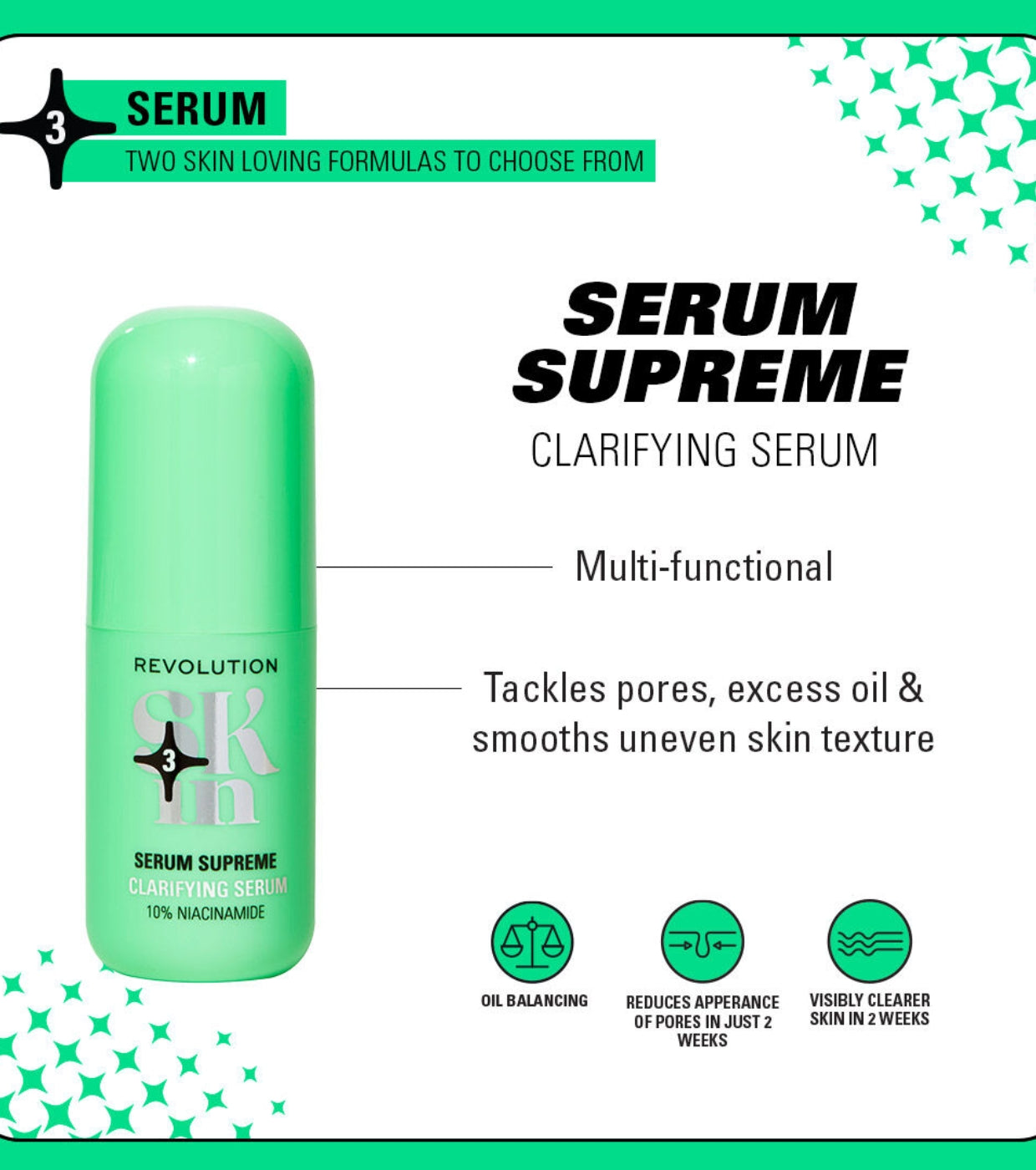 Revolution Skin - *Clearly Clarify* - Siero viso chiarificante Serum Supreme