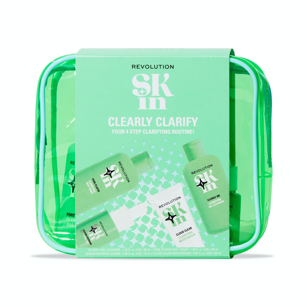 Revolution Skin - Borsa per la routine del viso - Clearly Clarify