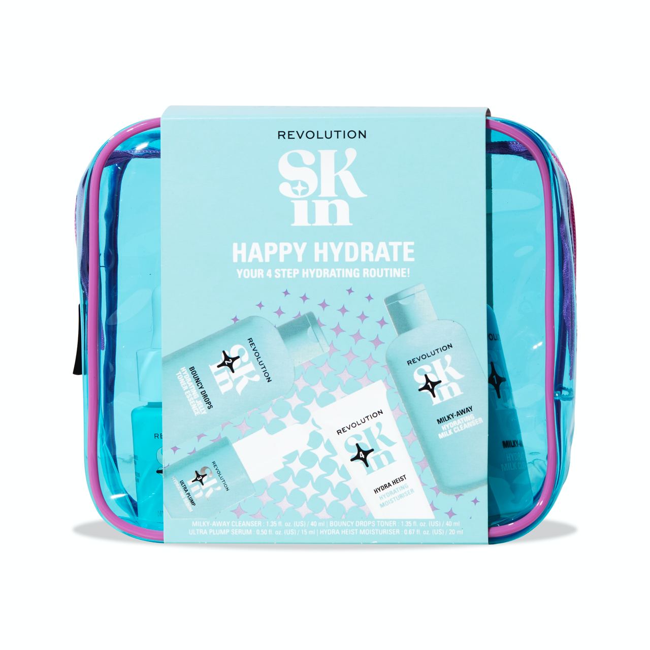 Revolution Skin - Borsa per la routine del viso - Happy Hydrate