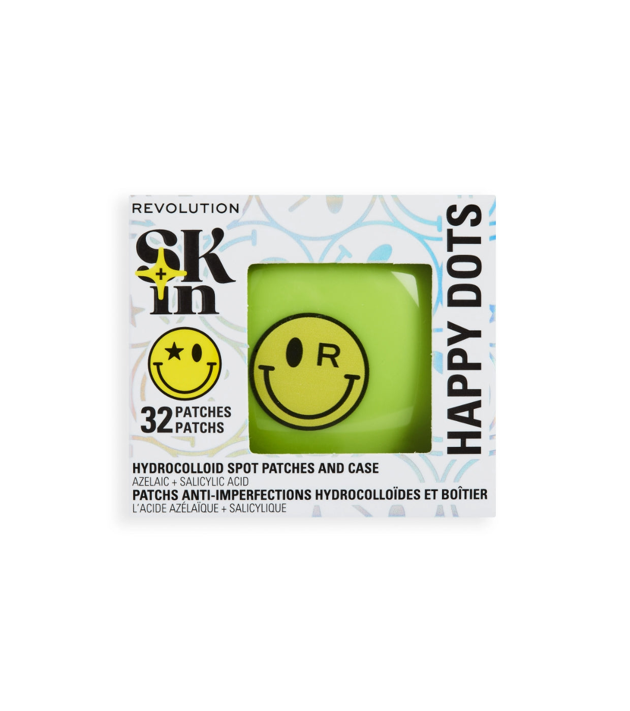 Revolution Skin - *S.W.Smiley* - Cerotti per brufoli   custodia Happy Dots Hydrocolloid