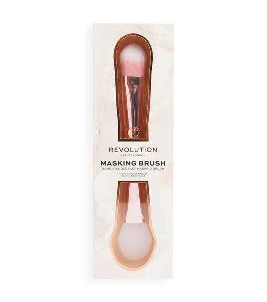 Revolution Skincare - Pennello per maschere a doppia punta Double Ended Masking Brush