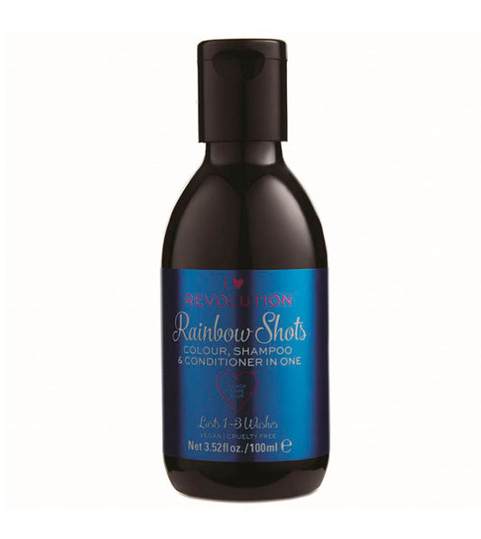 I Heart Revolution - Shampoo con colore Rainbow Shots - Beach Babe Blue