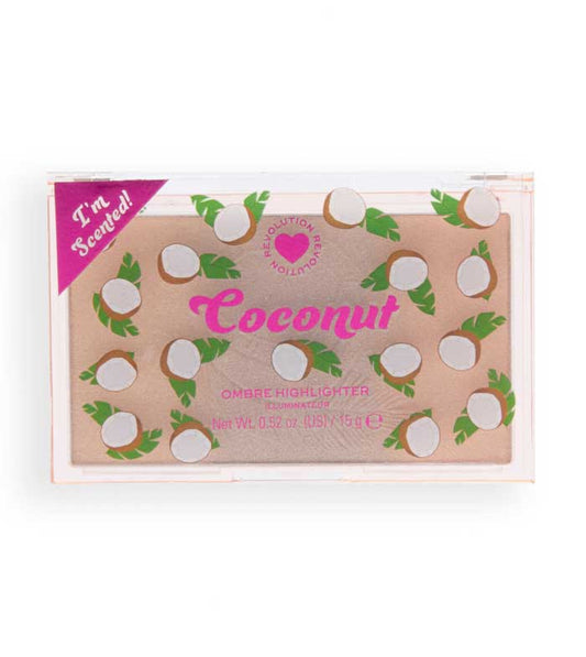 I Heart Revolution - Evidenziatore in polvere Coconut Ombre Highlighter