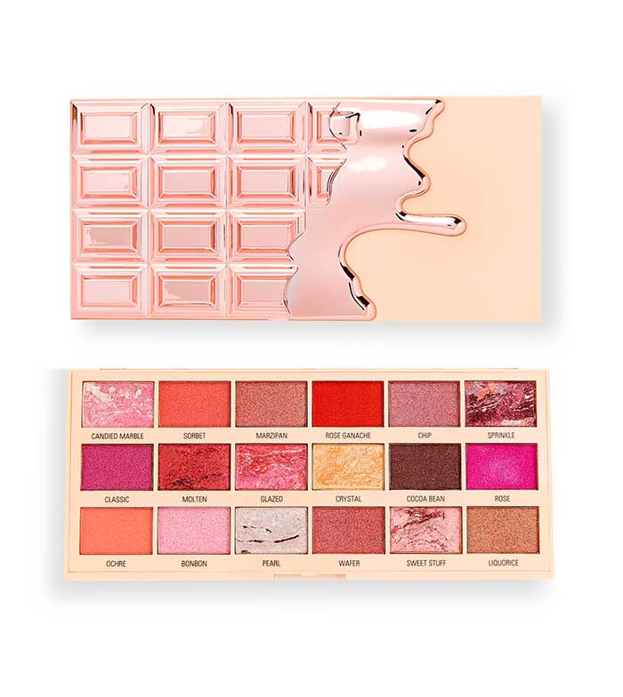 I Heart Revolution - Palette di Ombretti occhi Chocolate - Marble Rose Gold