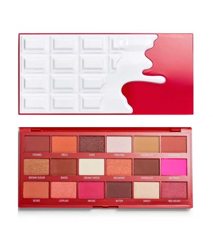 I Heart Revolution - Palette di Ombretti occhi Chocolate - Red Velvet