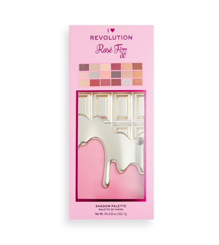 I Heart Revolution - Palette di Ombretti occhi Chocolate - Rosé Fizz